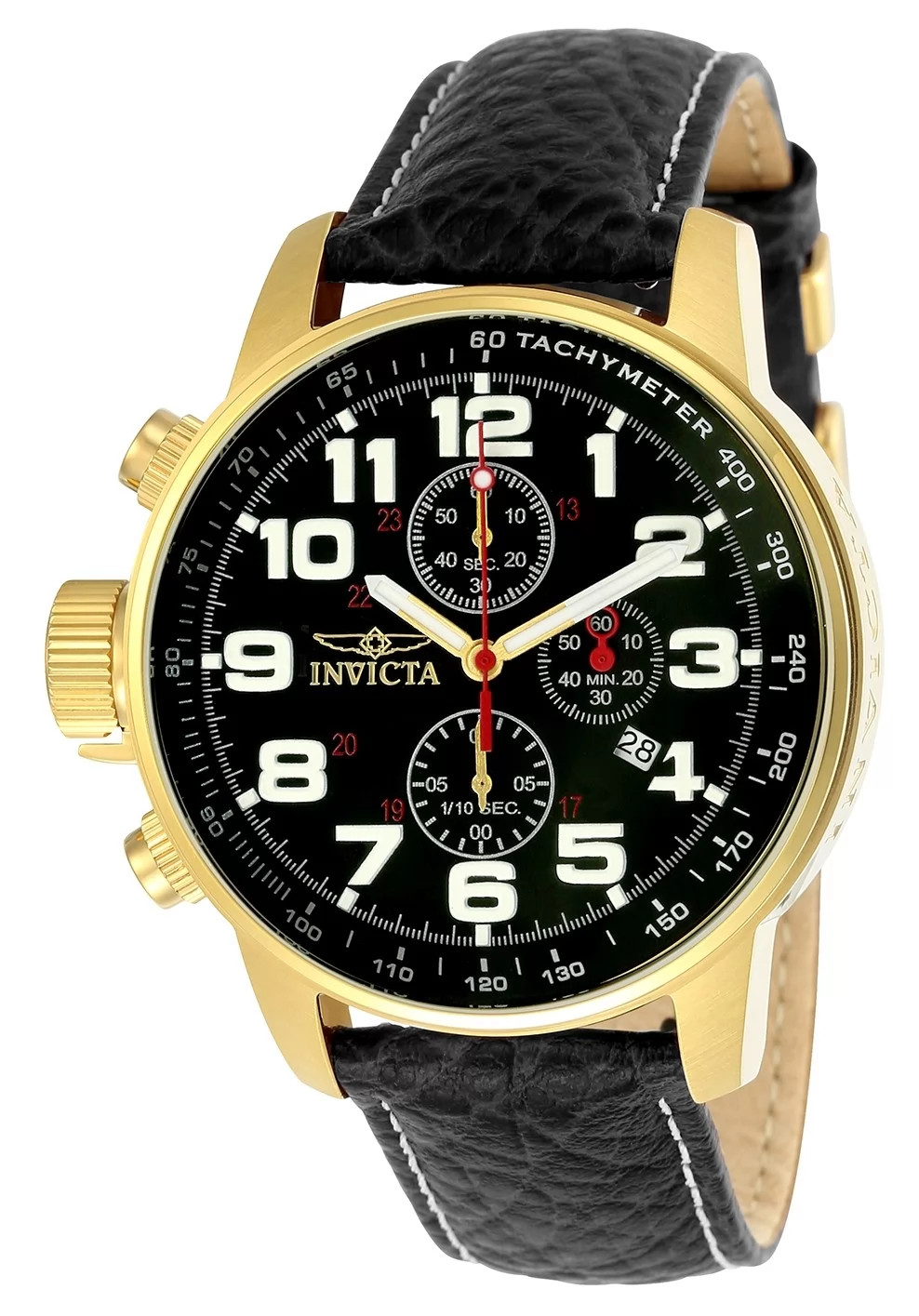 Invicta Men’s 3330 I-Force Quartz Chronograph Black Dial Watch