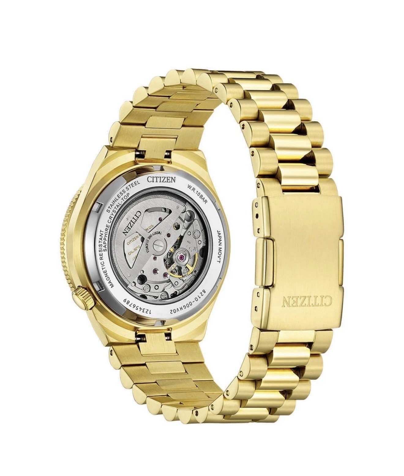 NWT Citizen Tsuyosa Shore Automatic | Green Dial & Gold-Tone | NJ0232-53X
