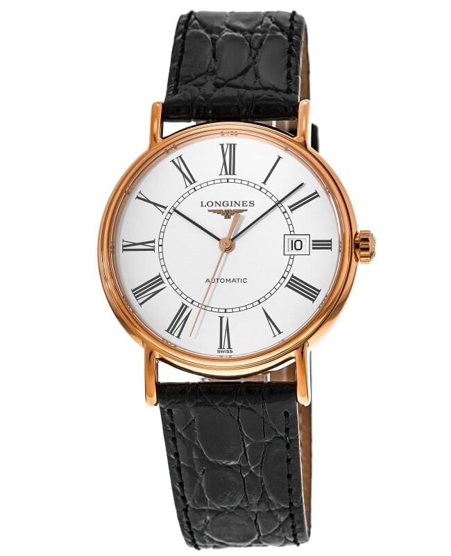 New Longines Presence Automatic Rose Gold Plated Men’s Watch L4.922.1.11.2