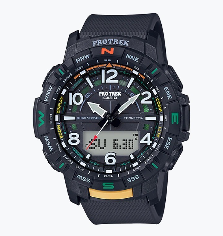 Casio Pro Trek PRT-B50-1JF Triple Sensor Black Dial Men’s Watch