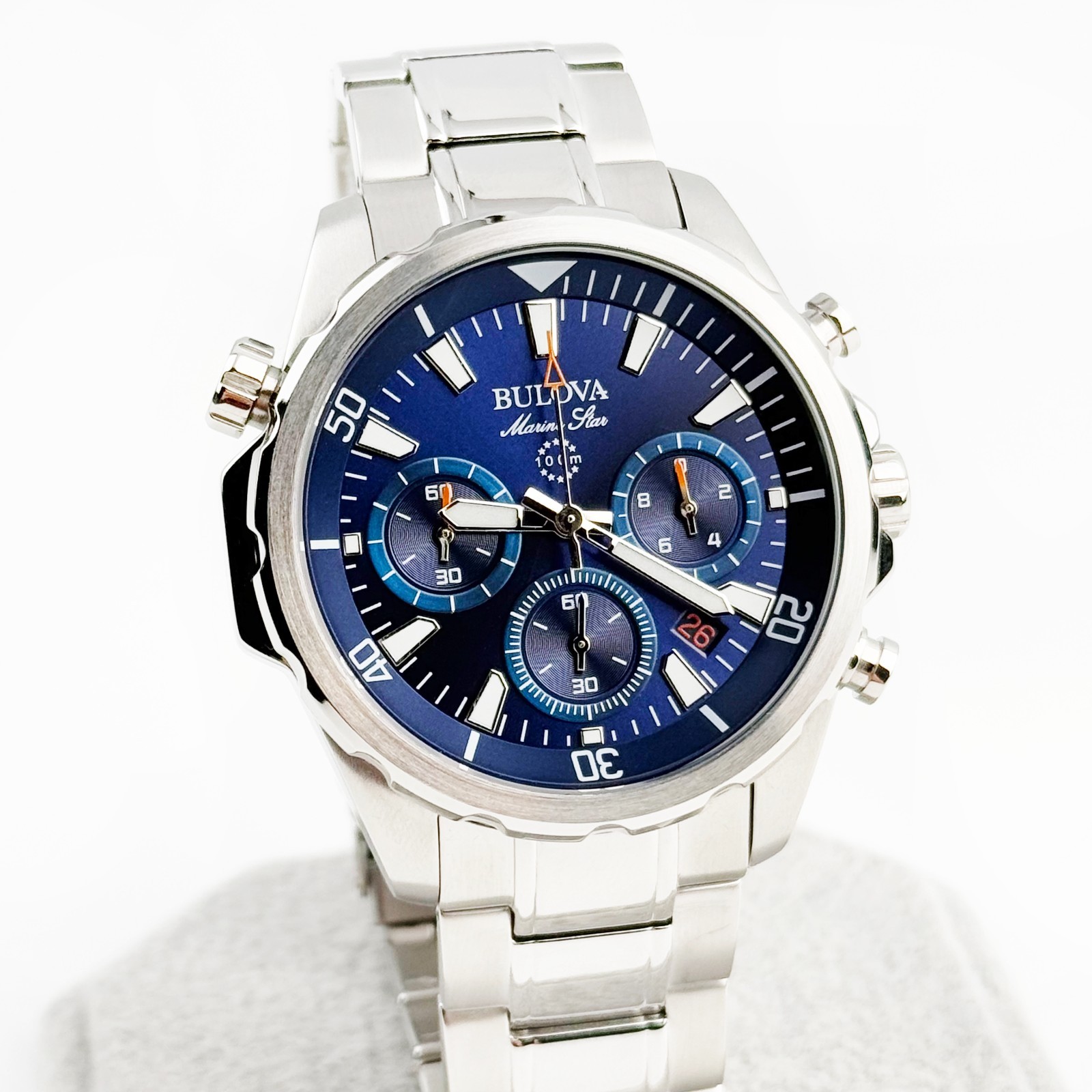 Bulova Marine Star Series B Classic Quartzc Sports Men’s Watch 43 mm 96B256