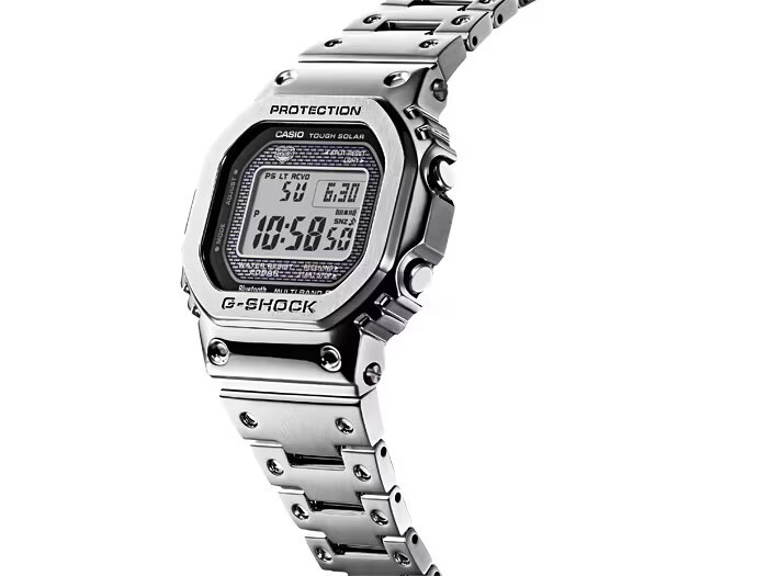 NEW Casio G-Shock FULL METAL Bluetooth World Time Digital Mens Watch GMWB5000D-1