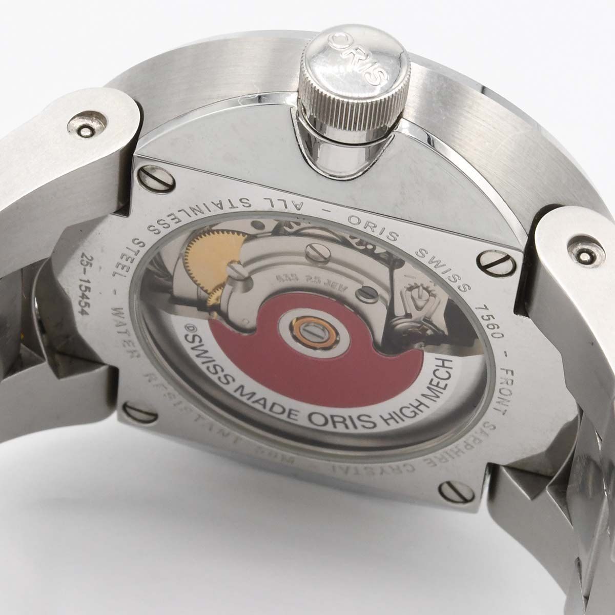 Working ORIS Williams F1 7560 Automatic Watch Blue Dial Case 6cm x 4.1cm