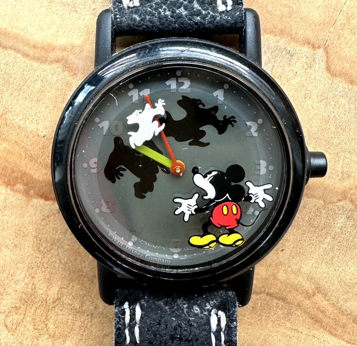 SEIKO ALBA Disney Mickey Mouse Ghost Watch ACBL065 Deadstock Japan