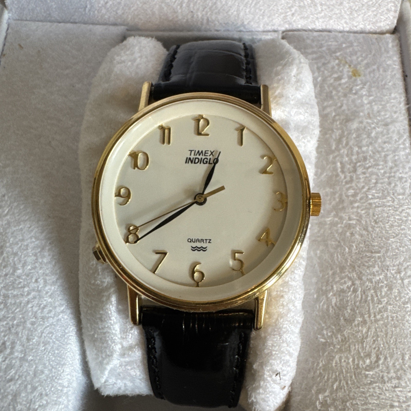 Vintage Timex Indiglo Quartz Watch Old Stock New Made In Philippines Works