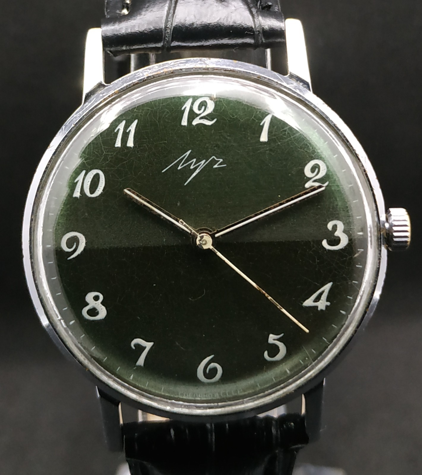 Retro Men’s Watch Luch Slim USSR Mechanical 2209 SERVICED Vintage Soviet Casual