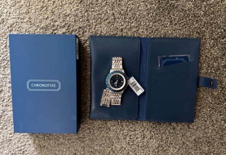Chronofixe Flight 1952 Selectron Computer Flight Rule Automatic Watch NWT