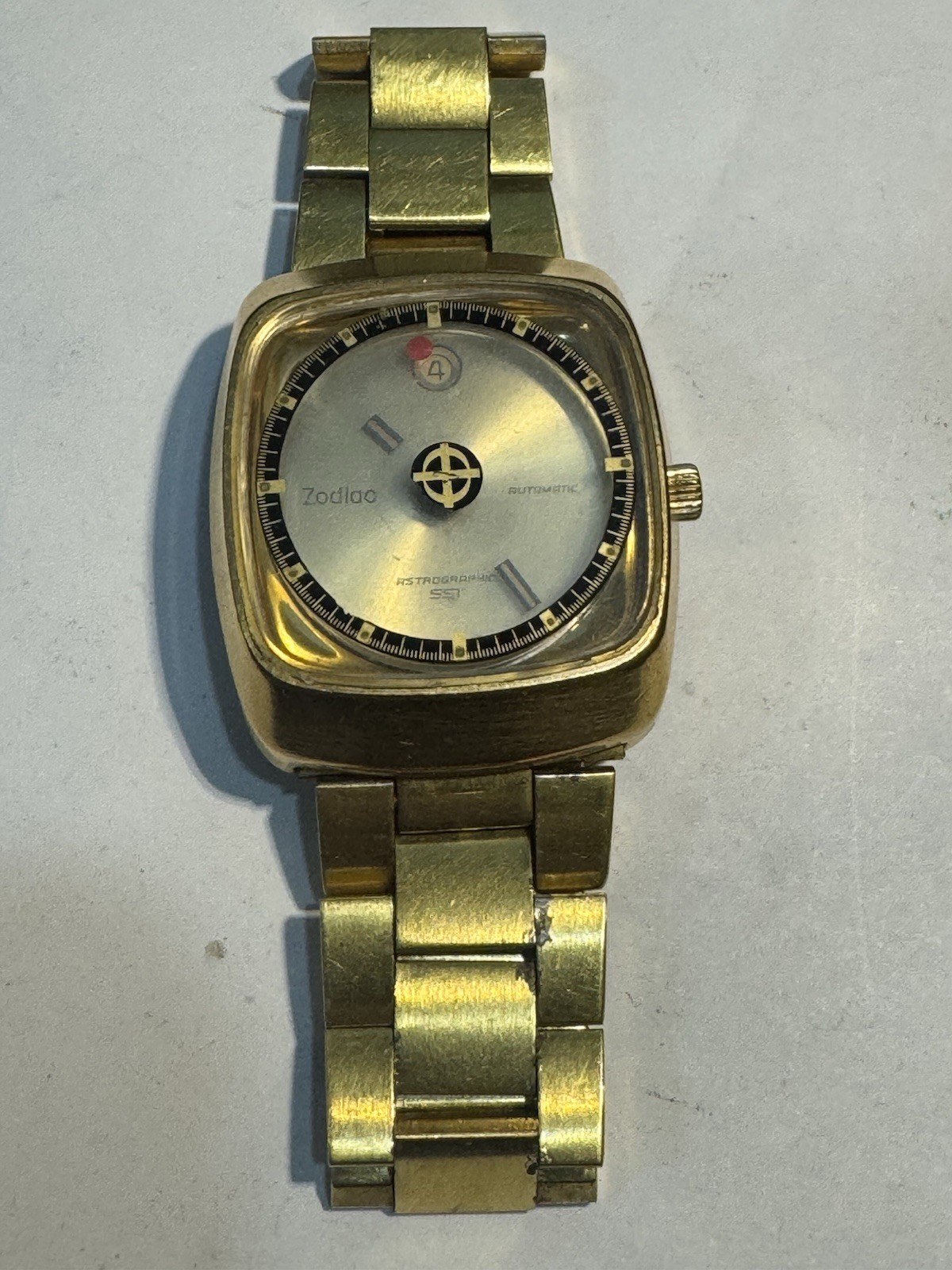 LARGE ZODIAC ” MYSTERY DIAL” * ASTROGRAPH SST *MEN`s WATCH…AUTOMATIC Running