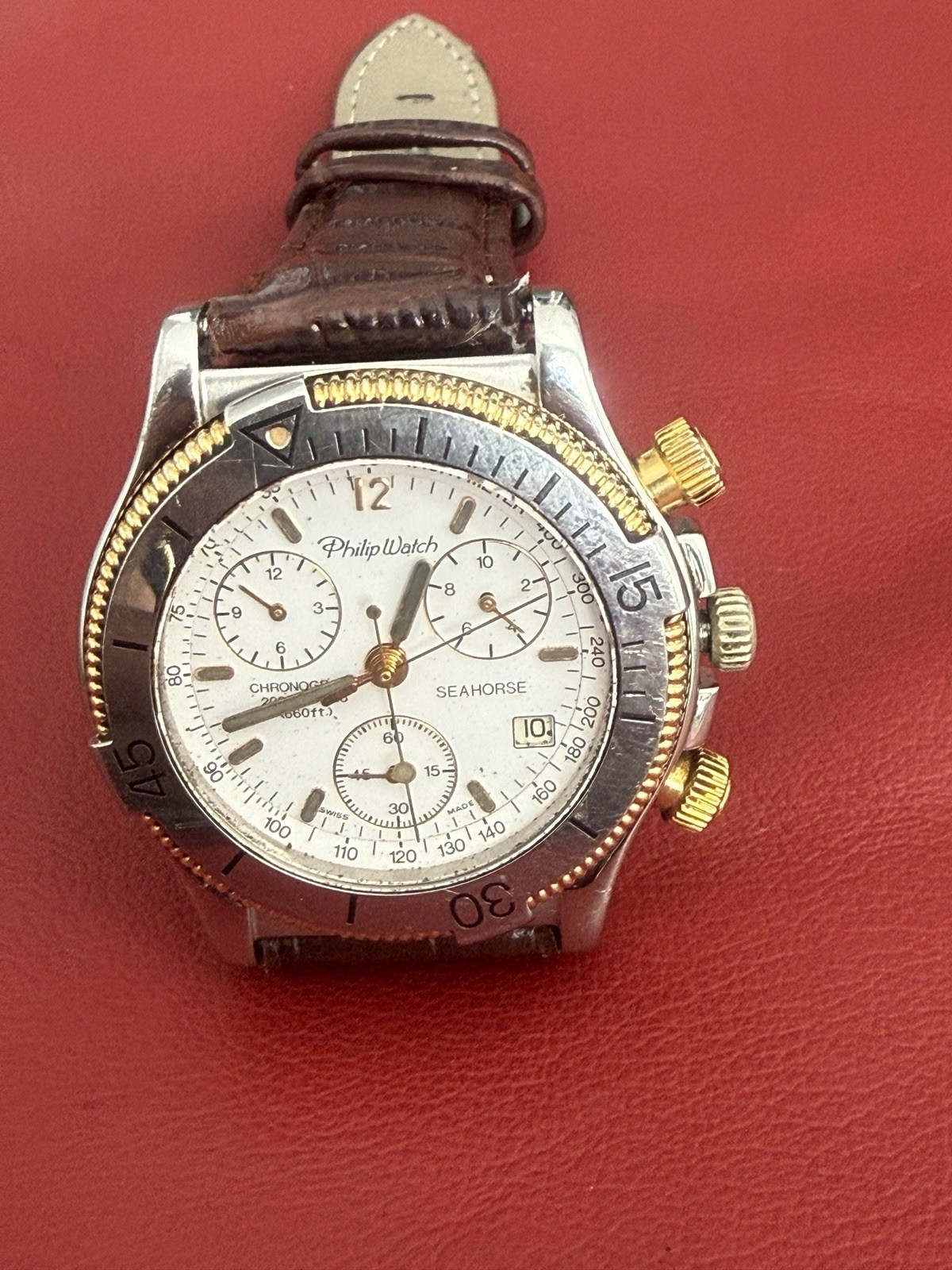 PHILIP WATCH SEAHORSE WRISTWATCH PHILIP WATCH NOT WORKING SPARE PARTS