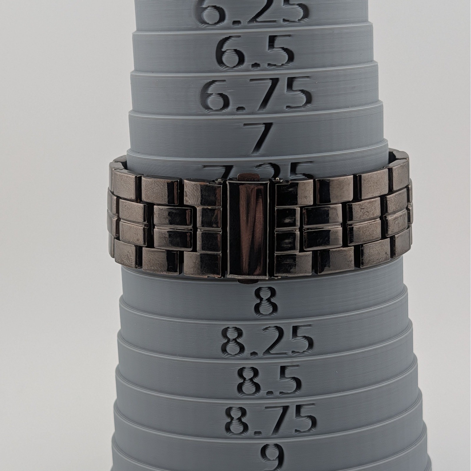 Rumours Gunmetal Dark Brown Rectangular Quartz Rose Gold Accents Watch