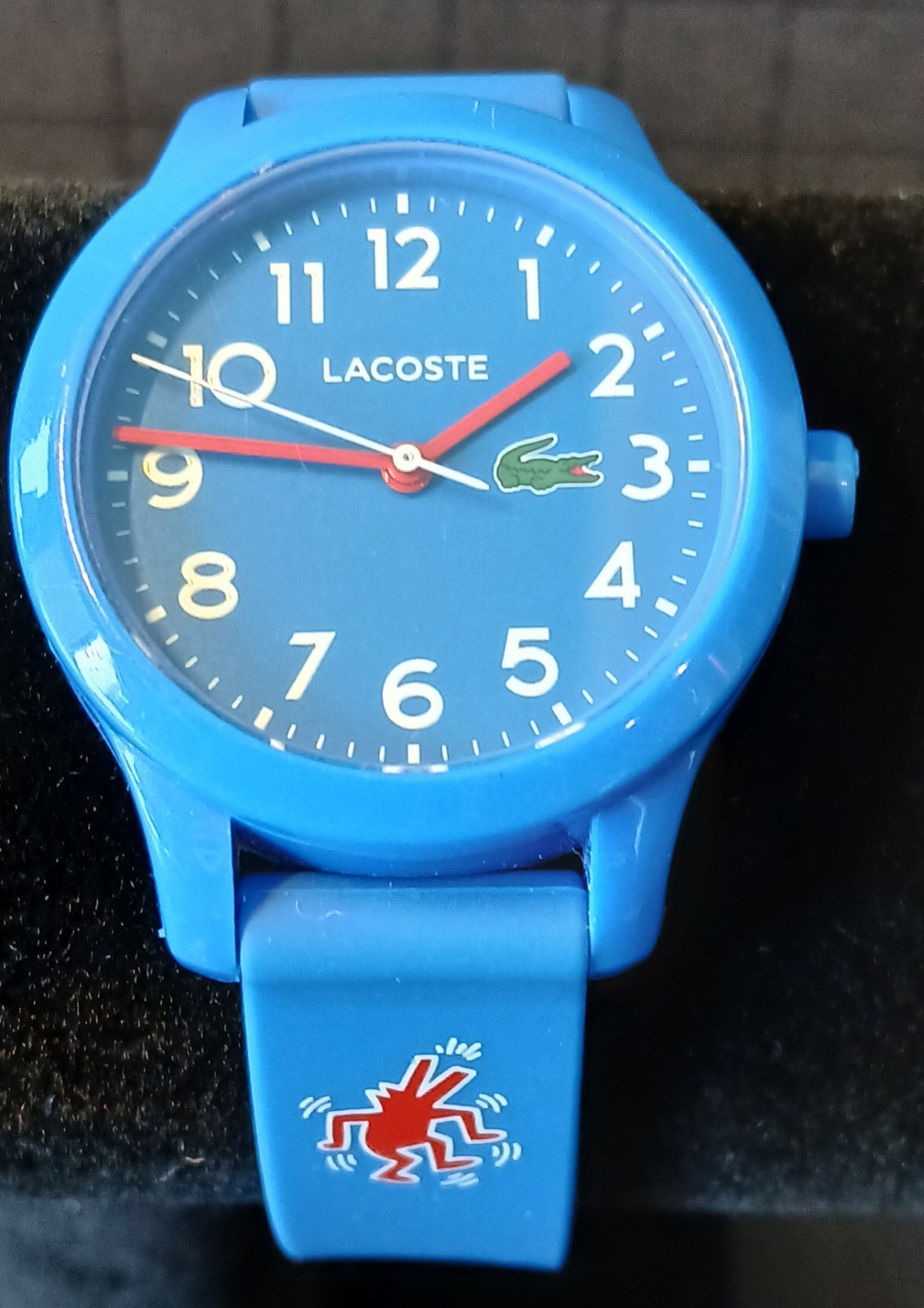 Lacoste x Keith Haring “Dancing Dog” Watch 12.12 Model 2030014 Works Great Rare