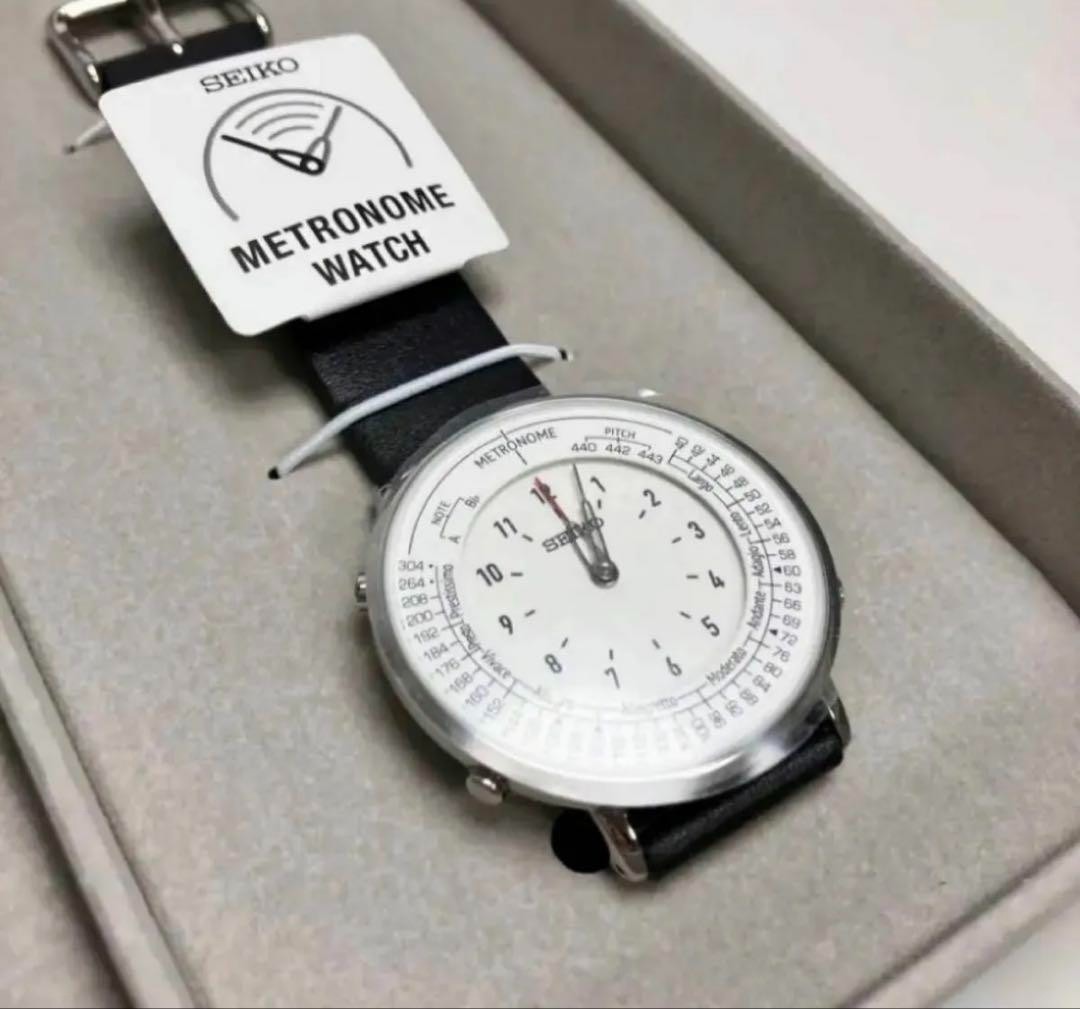 SEIKO Metronome Watch Standard Line Color Monotone SMW006A New