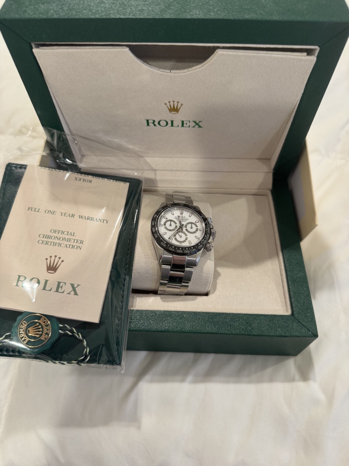 Stainless steel Rolex Daytona