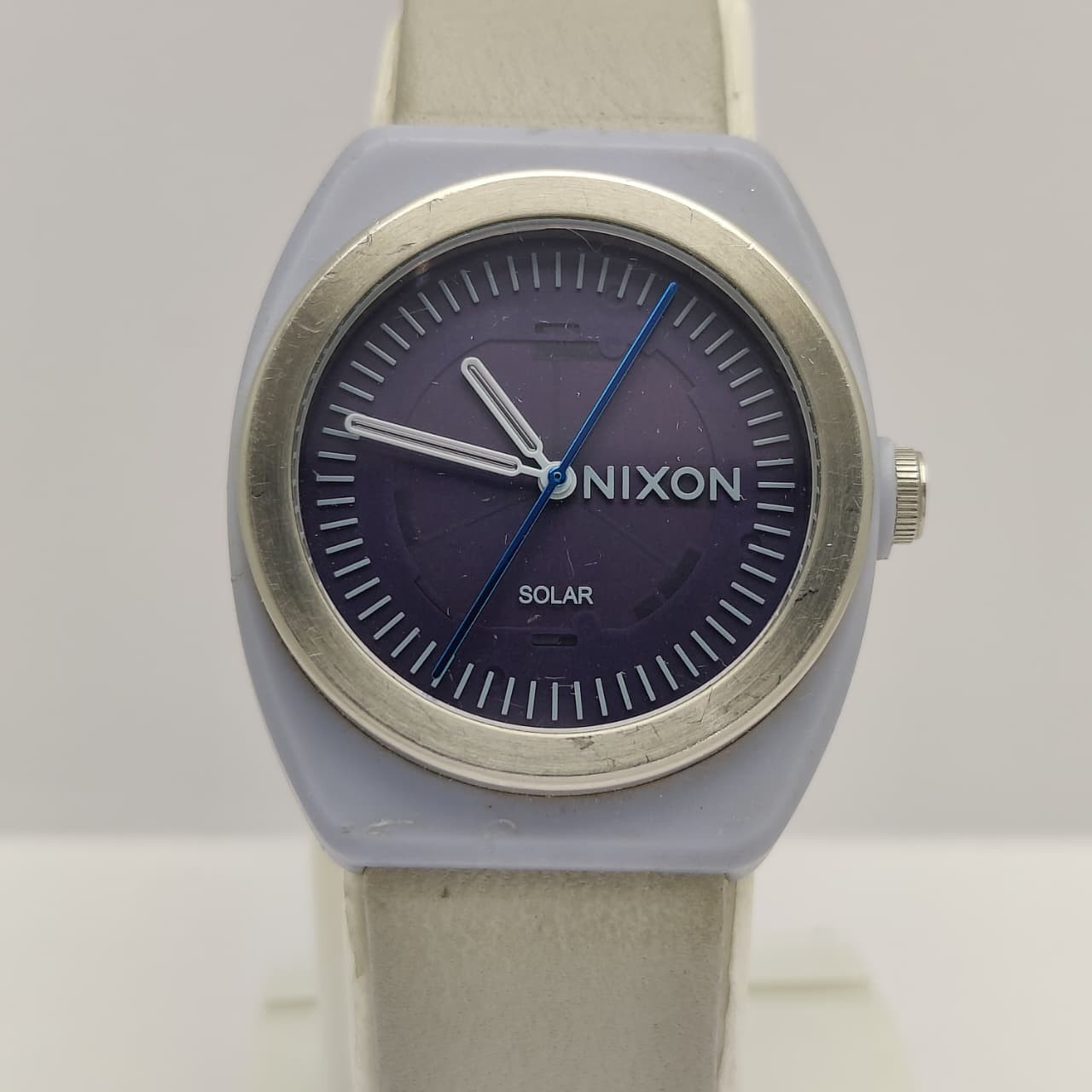 Nixon THE LIGHT WAVE Solar Powered Blue & Gray 37 mm Unisex Watch