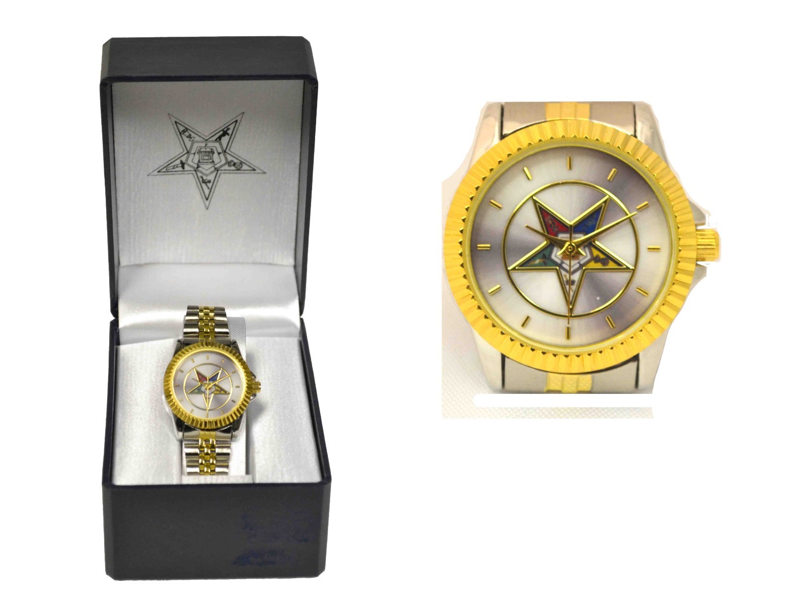 Women’s Order of the Eastern Star OES Watch – Two-Tone Gold Silver