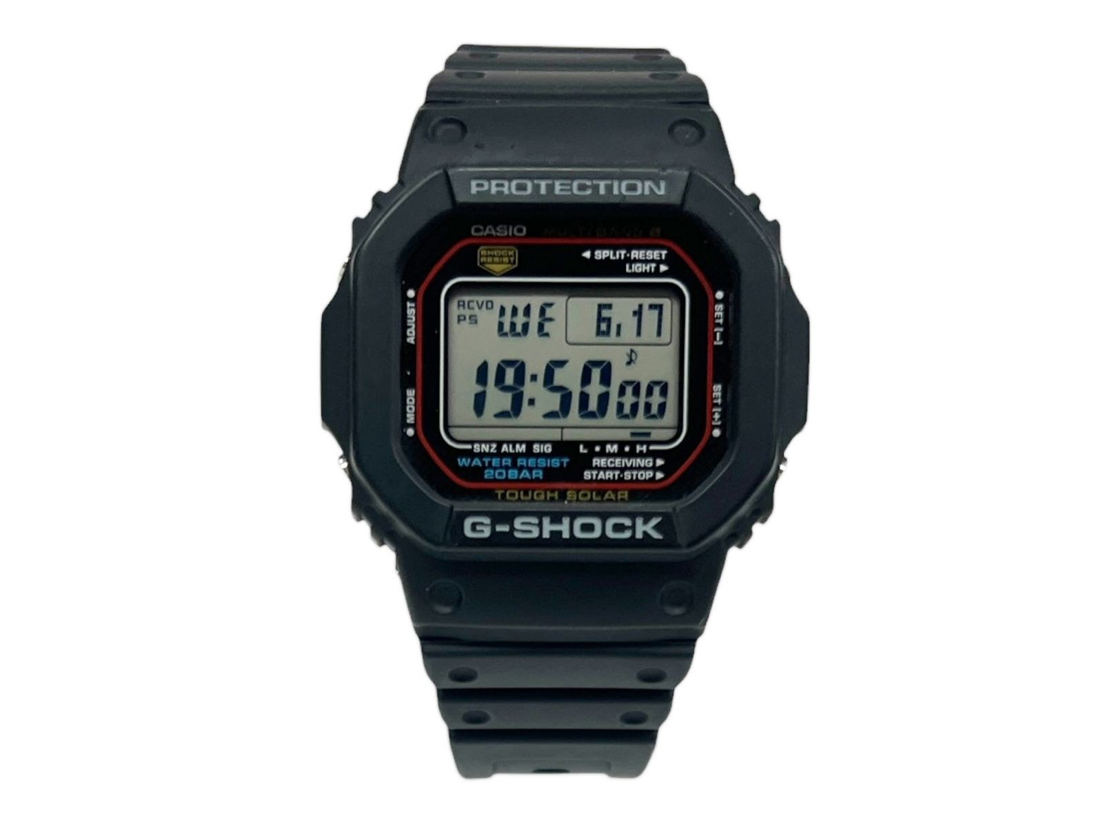 CASIO G SHOCK MULTIBAND6 Tough Solar Digital Watch GW M5610U Black
