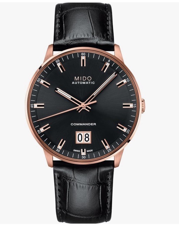 MIDO Commander Big Date Automatic Men’s Watch Caliber 80 Black Dial Full Set