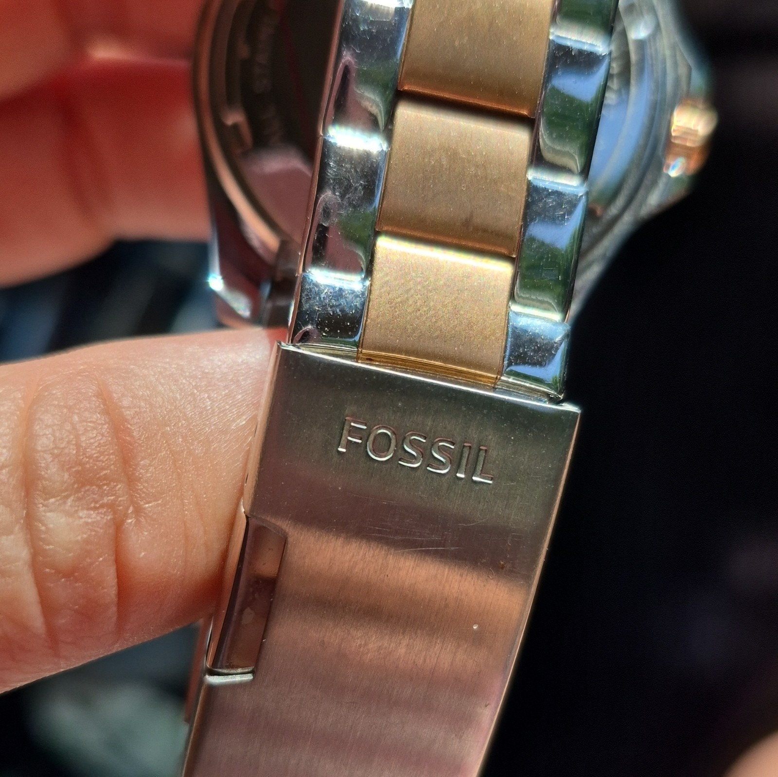 Fossil ES3204 Riley Multi-Function Two-tone Ladies Watch