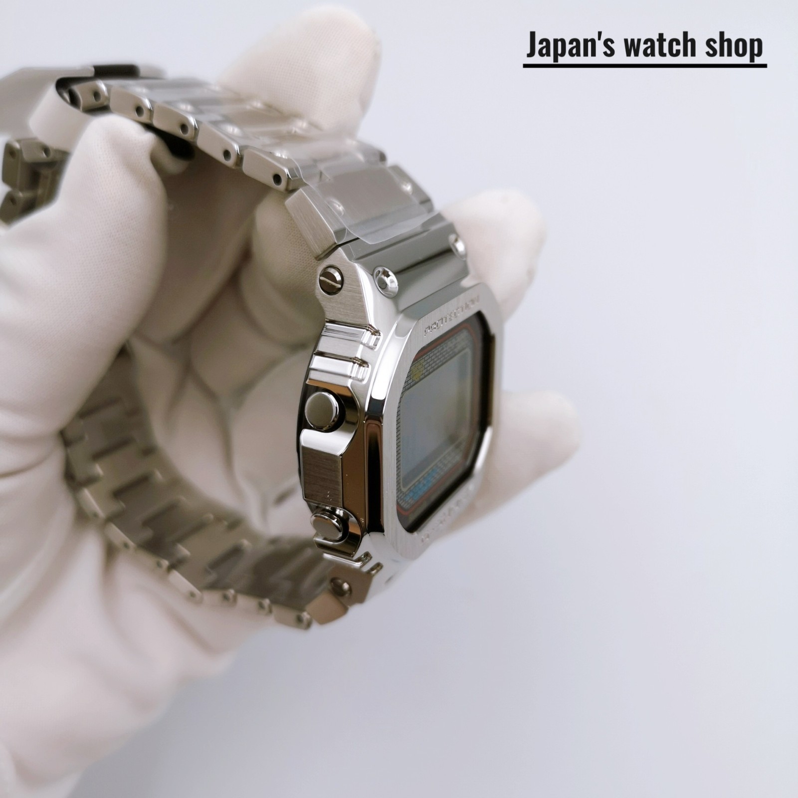 CASIO G-SHOCK GMW-B5000D-1CJF Silver Stainless Steel Men’s Watch New in Box