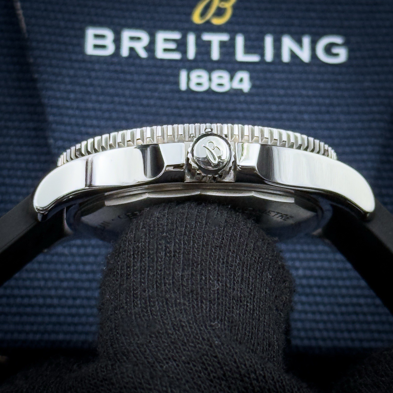 Breitling Superocean Automatic 42mm A17366 Orange Dial Rubber Strap Full Set