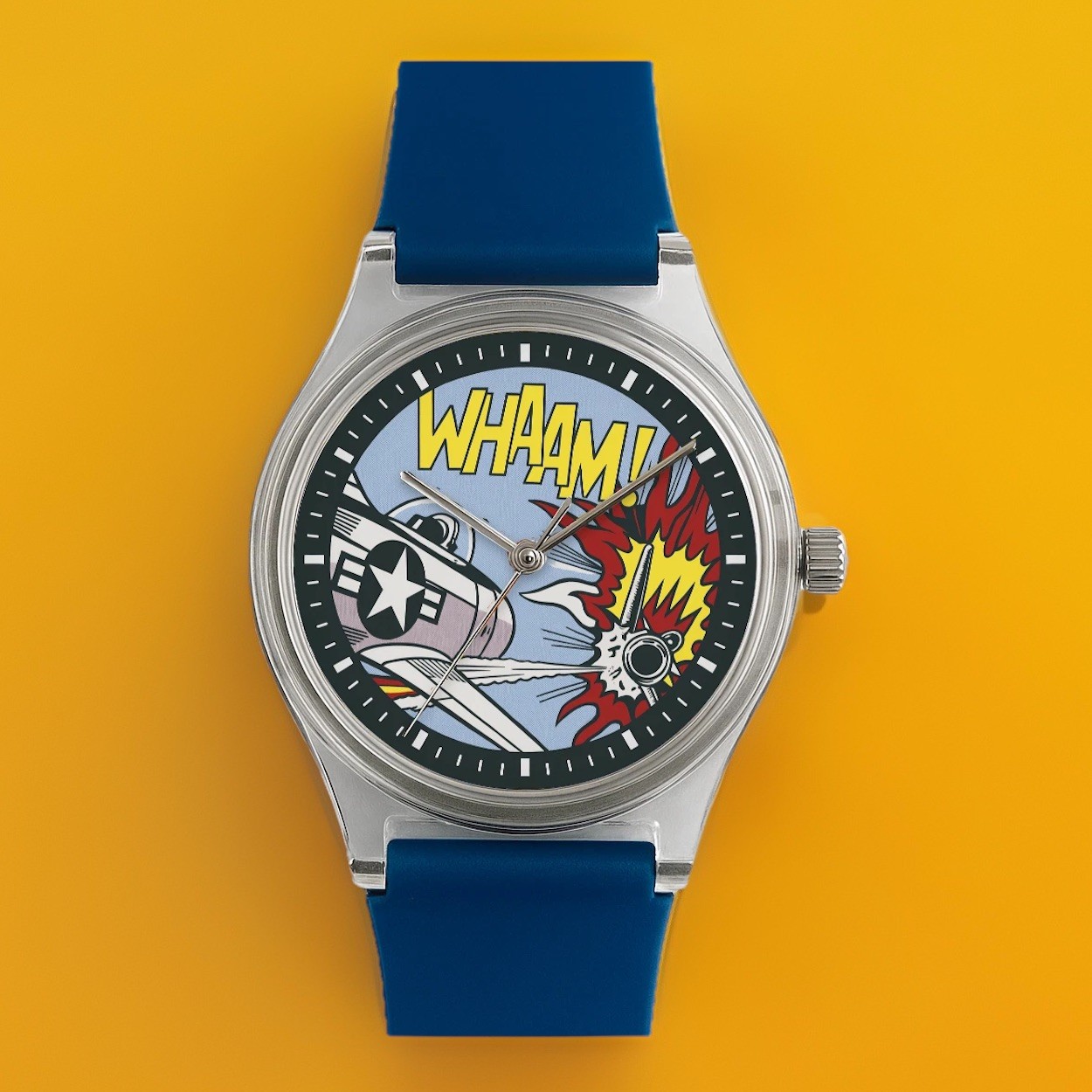 Roy Lichtenstein WHAAM! MET NYC Pop Art Wrist Watch Wristwatch