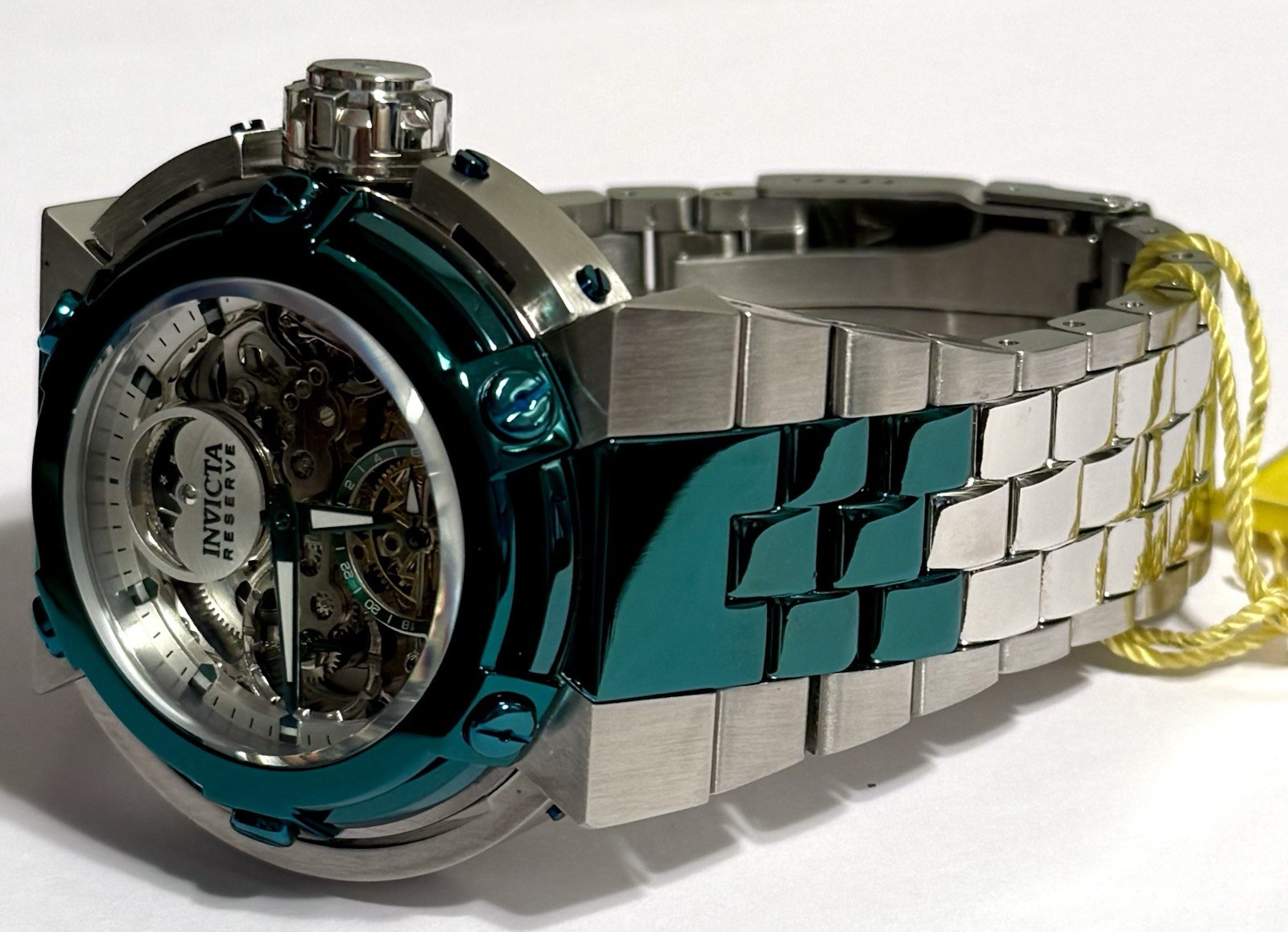 X-WING Auto | Green & Silvertn Bracelet | Day/Night, DUAL TIME | Invicta Watch