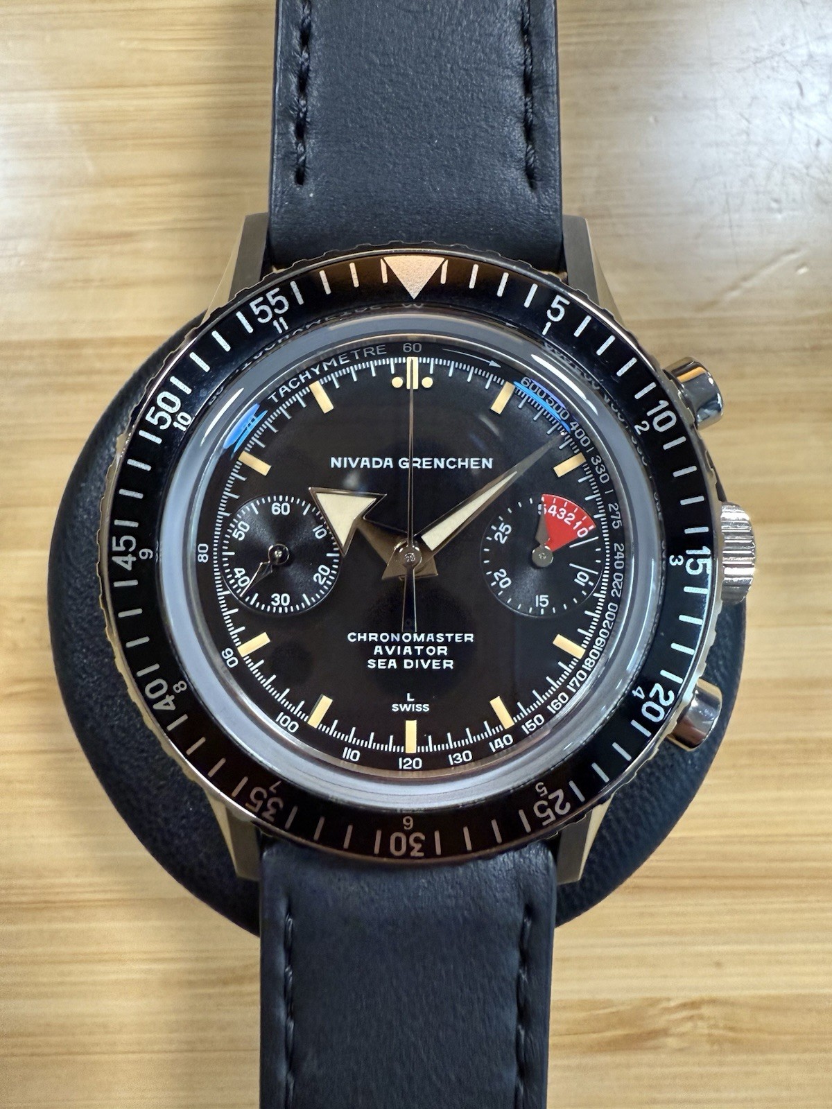 Nivada Grenchen Chronomaster Aviator Sea Diver [2024 Full Set – 38mm]