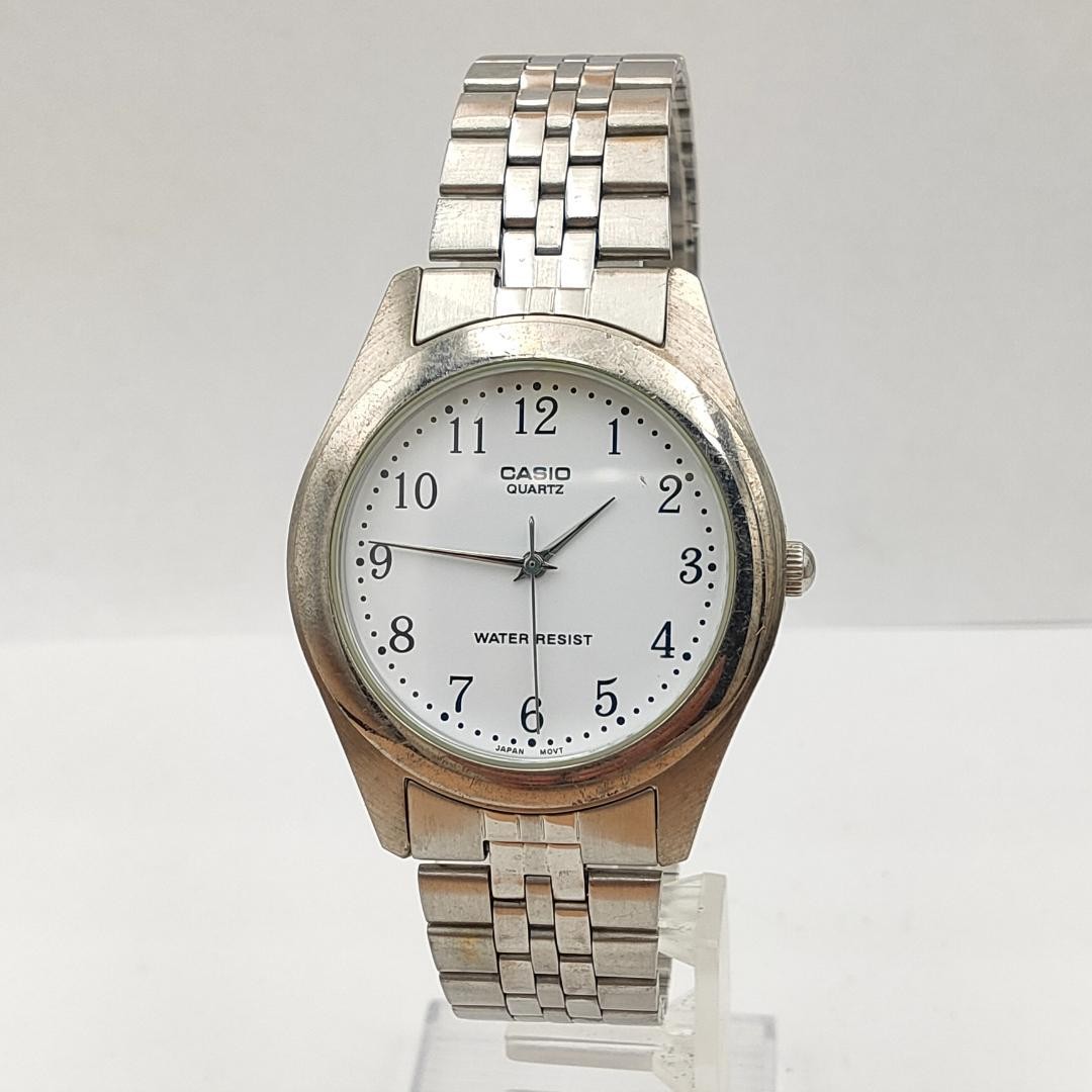Casio MTP-1129 Quartz Analog Stainless Steel Watch Dead battery