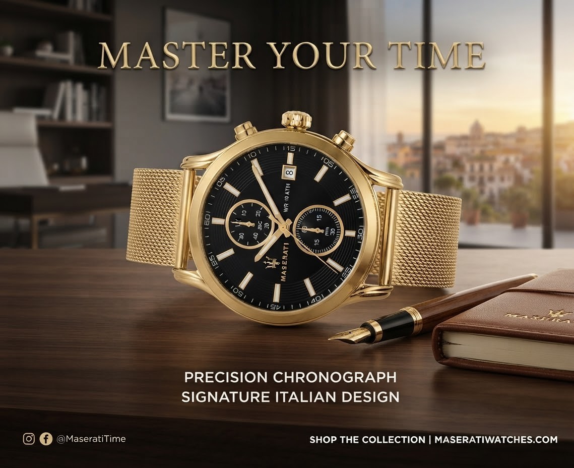 maserati watch men
