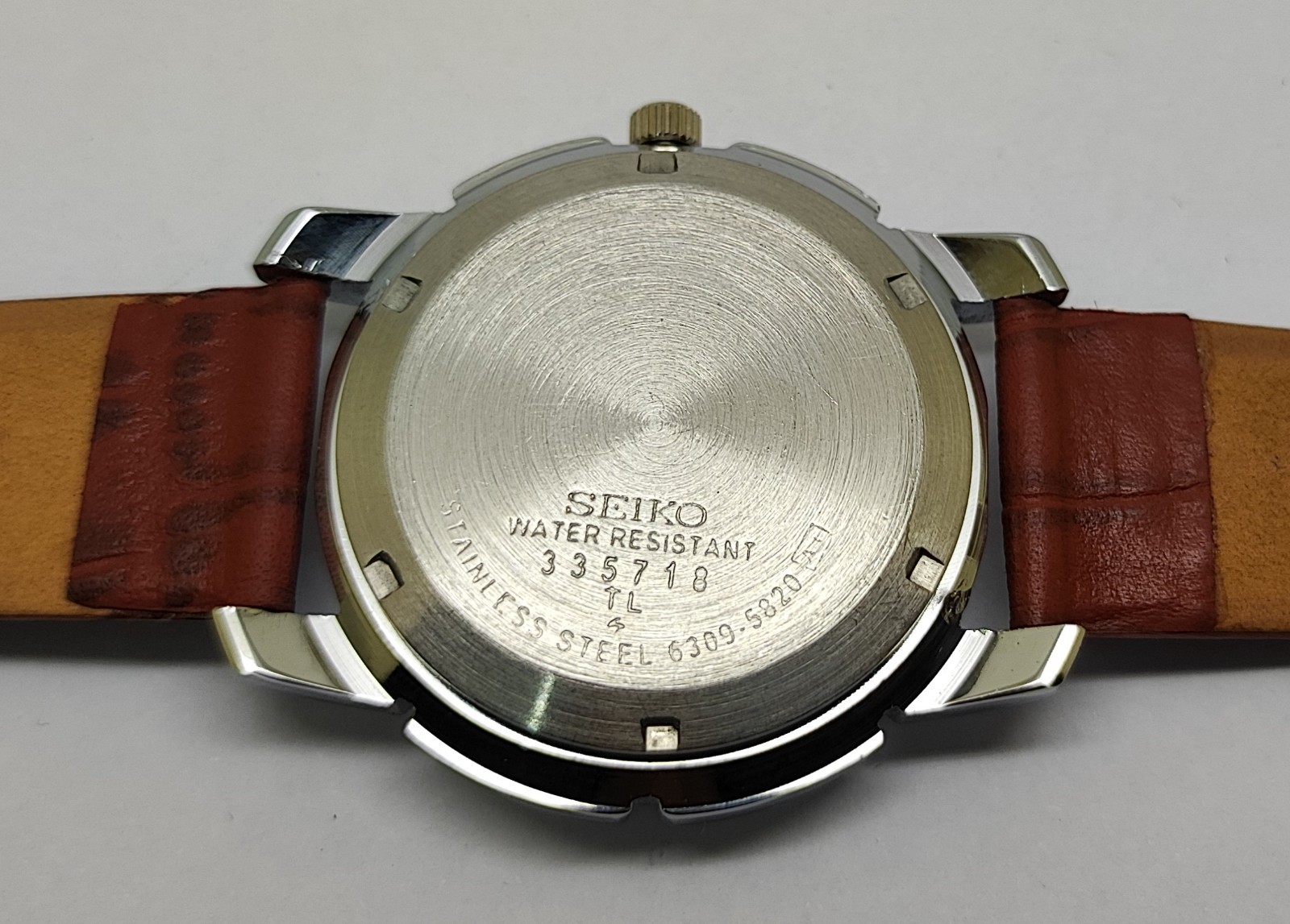 Refurbished Automatic Men’s Watch Day Date | Classic Vintage Style Leather Strap