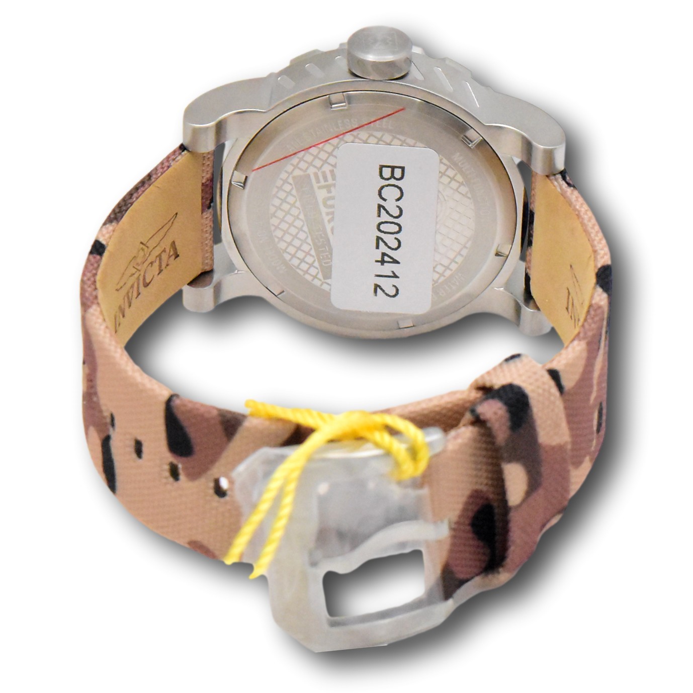 Invicta I-Force Commando Men’s 46mm Quartz Watch 47582 Khaki Camo Strap