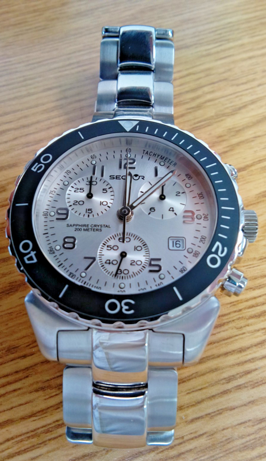 Sector Mens watch Tachometer Swiss made Sapphire Crystal 200 meters