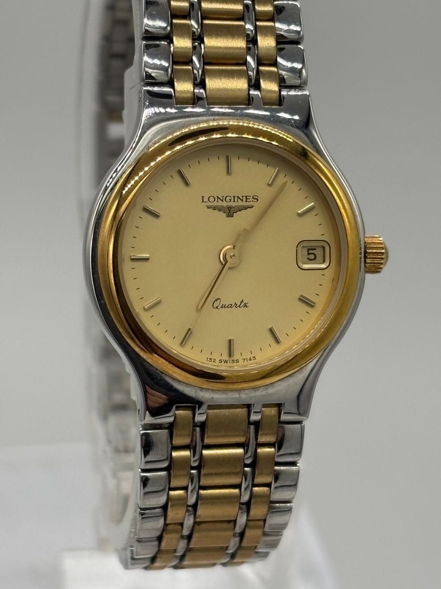 Longines Flagship Quartz 1527145 Date Watch 23mm wrist 15.0cm/5.9in