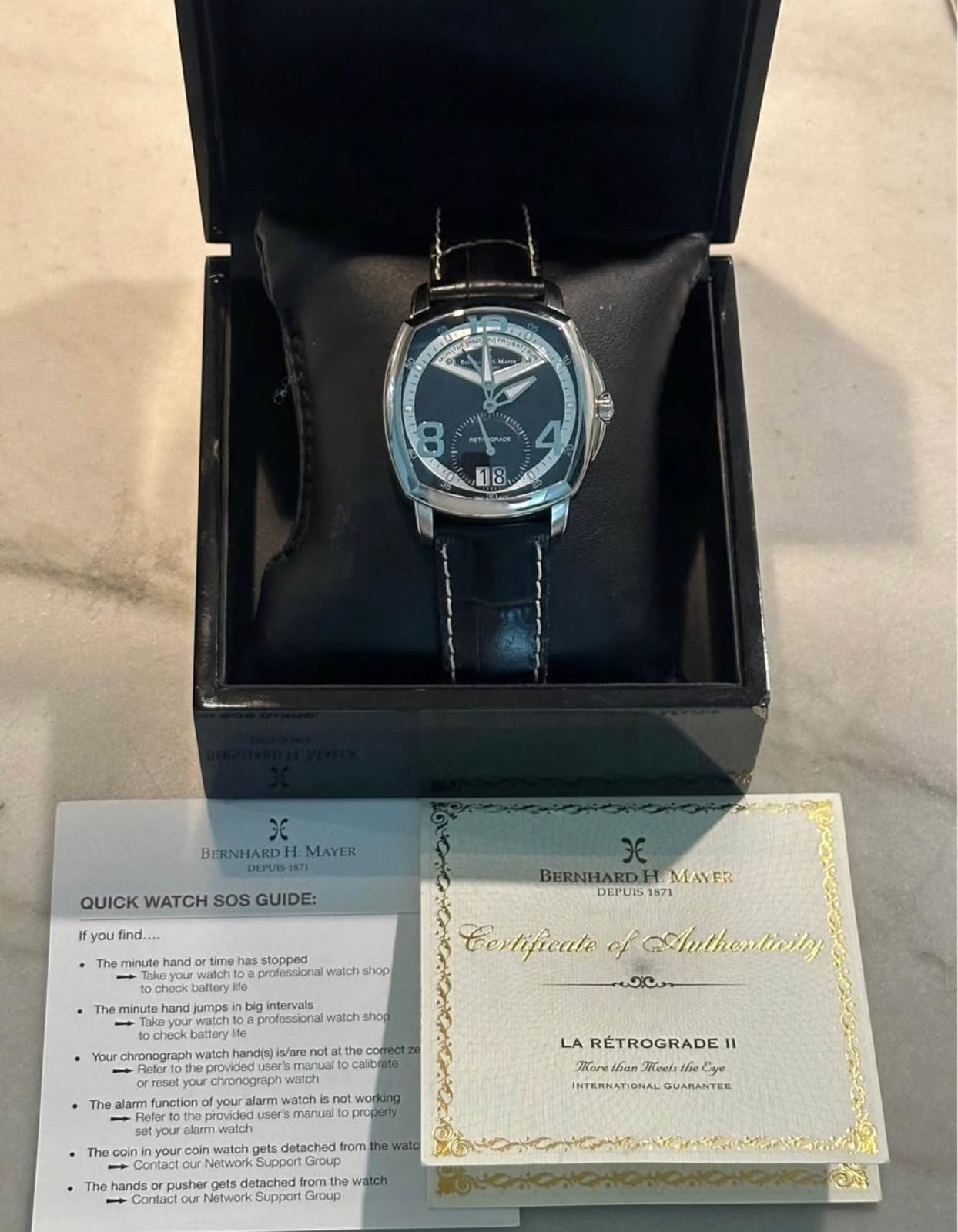 Bernhard H Mayer La Retrograde II Limited Edition 2090/4999 Swiss Made Watch
