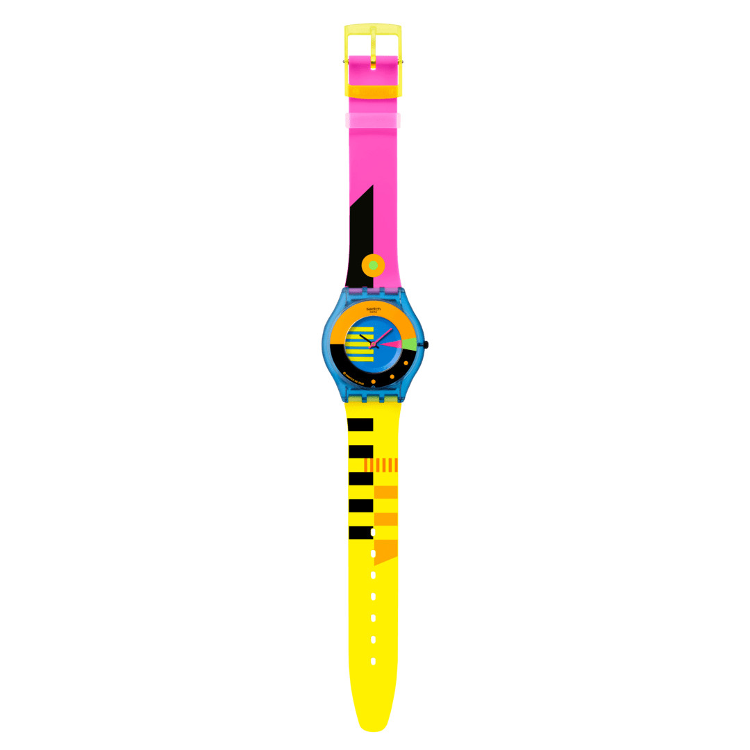 [swatch] NEON FLUMOTIONS SS08S101 Quartz Multicolor NEW