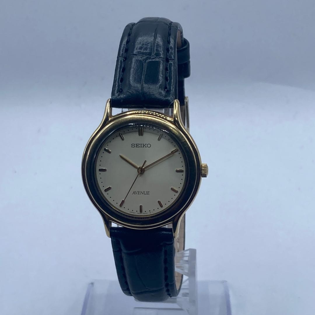 [Working Condition] SEIKO AVENUE Seiko Round Gold