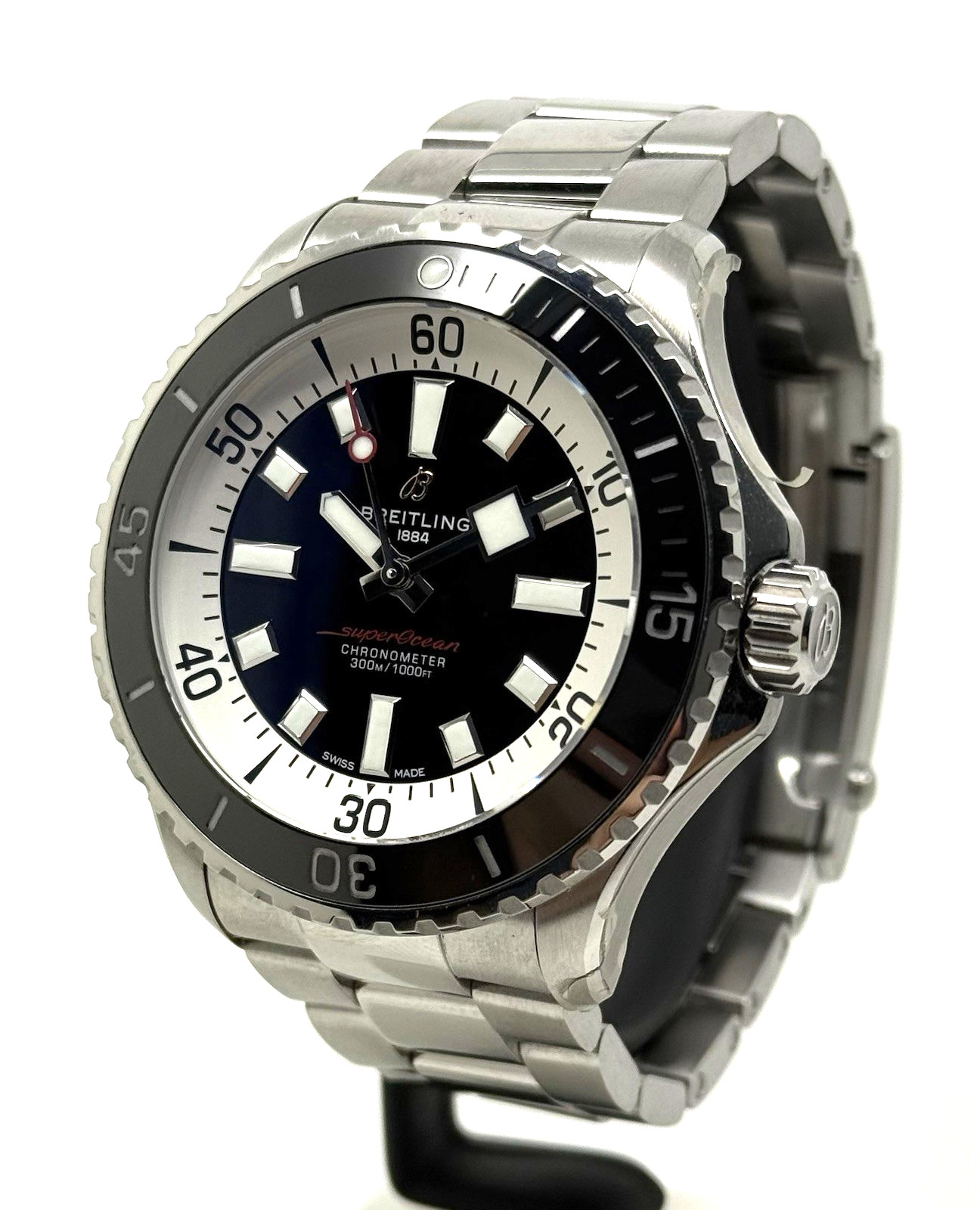 Breitling Superocean Automatic 46 A17378 Men’s Stainless Steel Watch B&P 2022