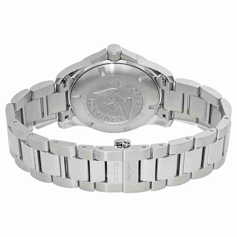 Longines Conquest Silver Dial Stainless Steel Men’s 41mm Watch L37594766