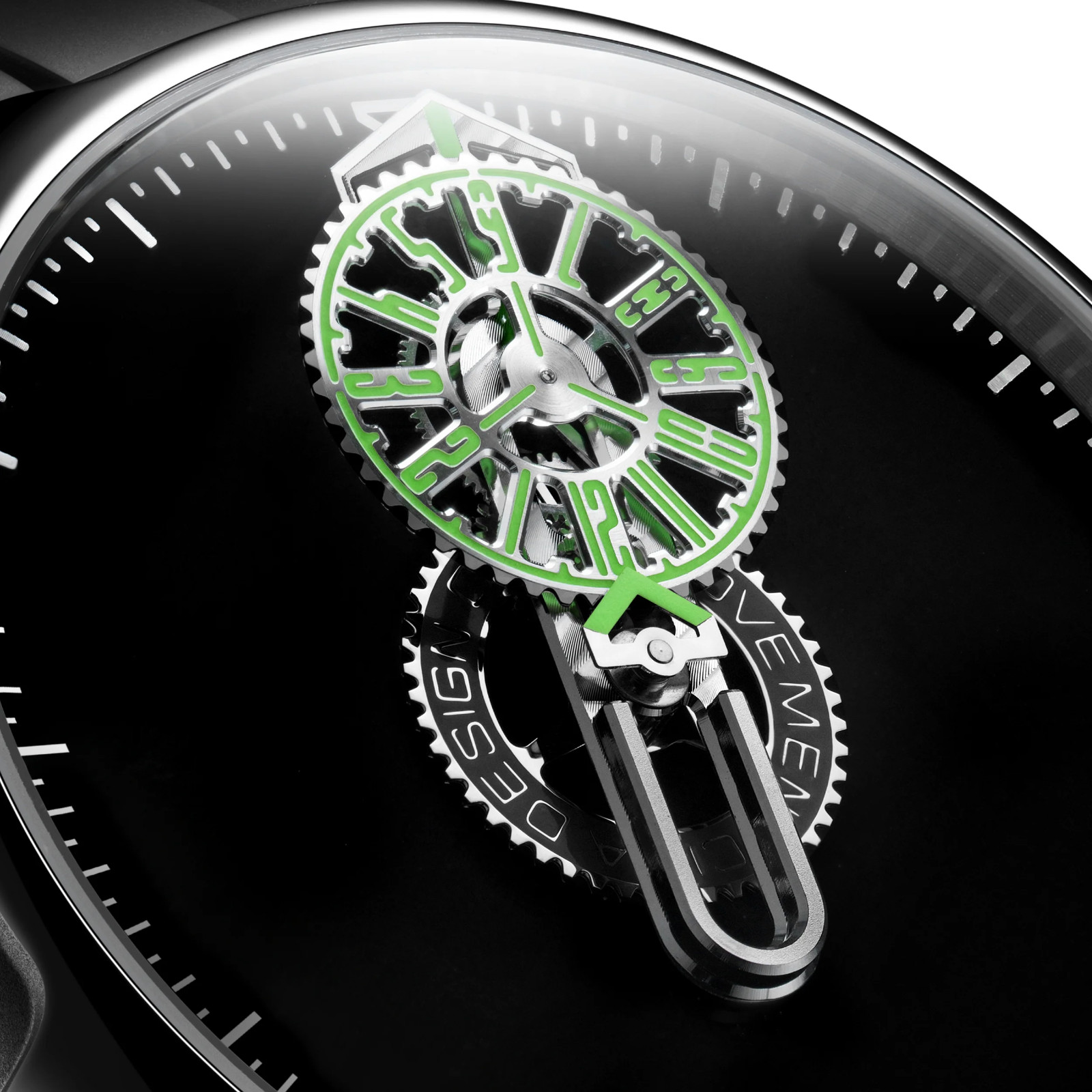 CIGA Design Time Cipher Automatic Wandering Hour Mechanical Watch
