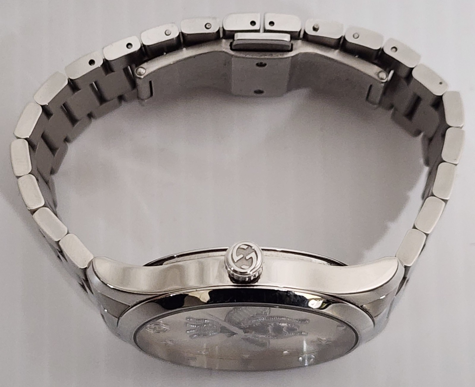 Gucci G Timeless Silver Dial Silver Steel Strap Watch For Women – YA1264126