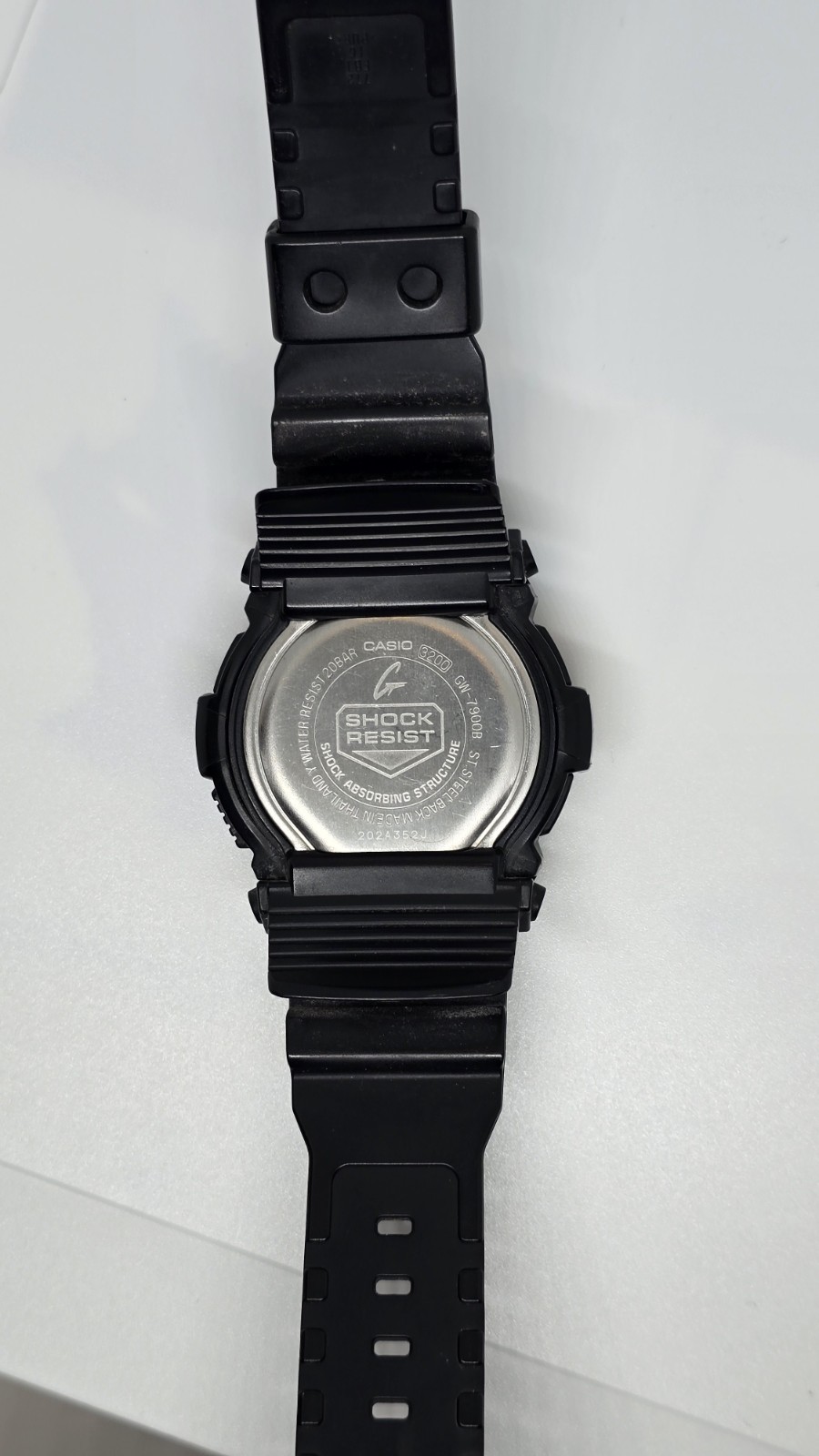 Used CASIO G-SHOCK GW7900B ATOMIC SOLAR Men’s Moonphase Rescue Black Negative D