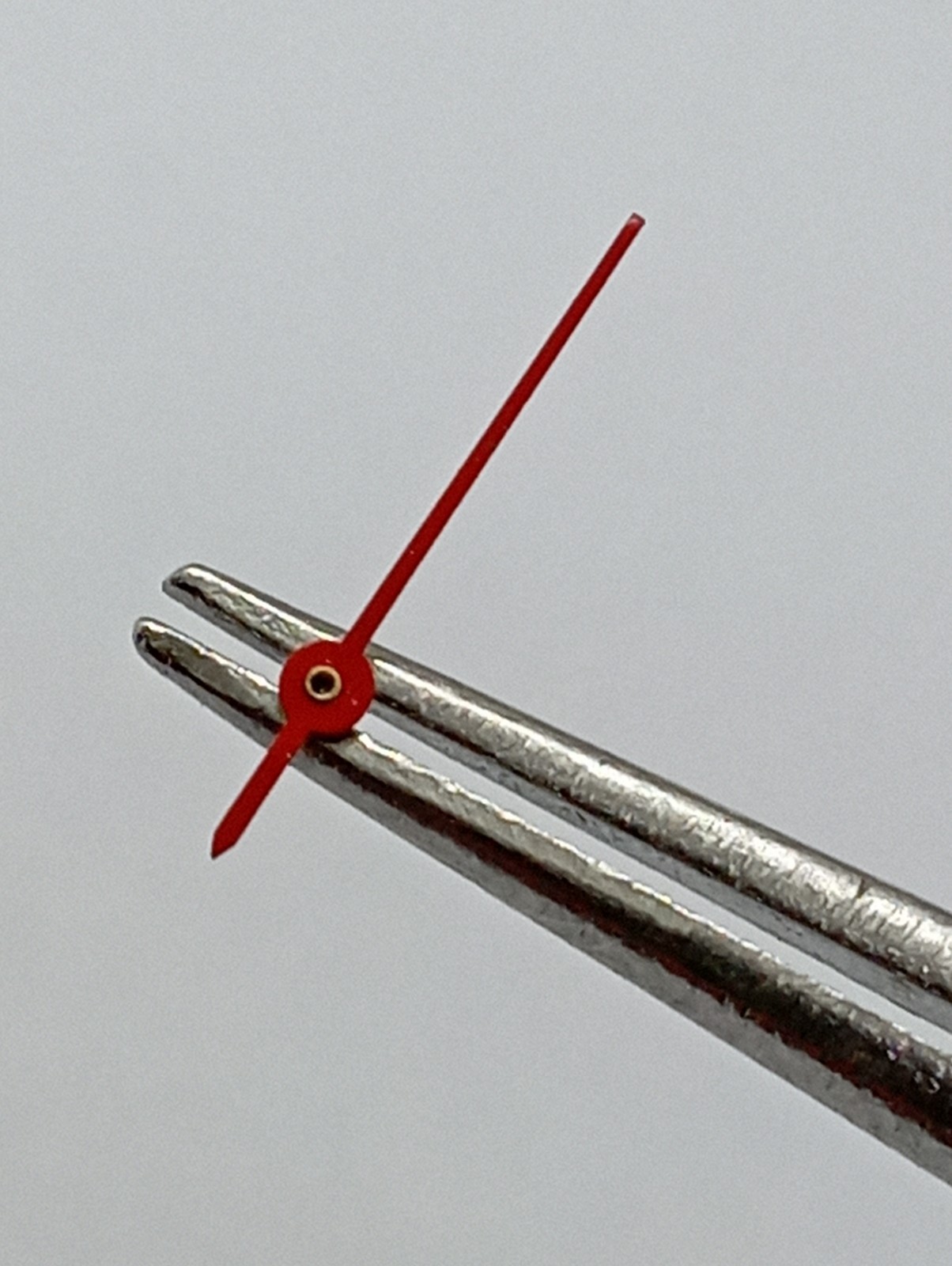 Vintage Lot 2pcs. RED Sweep Second Hand Ø 0.17 Length 11mm. NEW OLD STOCK Watch