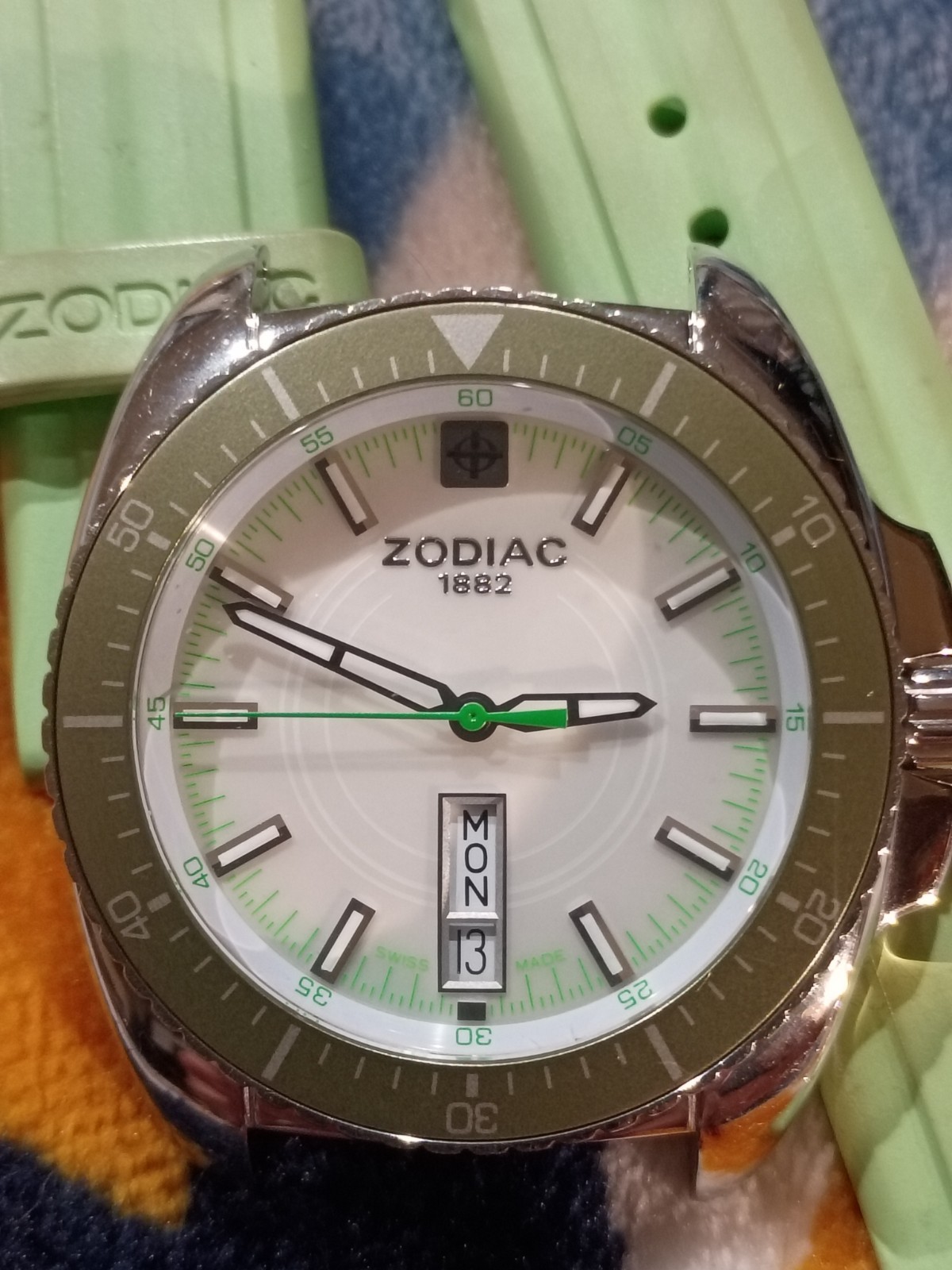 Zodiac Speed Dragon Z05516 Mens Diver, Super Nice!!!