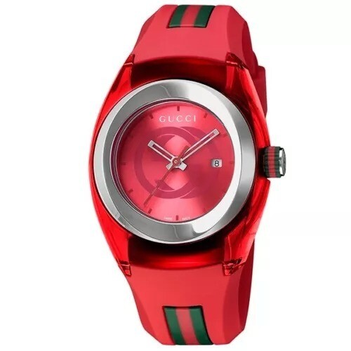 Gucci YA137303 Sync Red Dial Quartz Women’s Watch New + Box & Paper’s