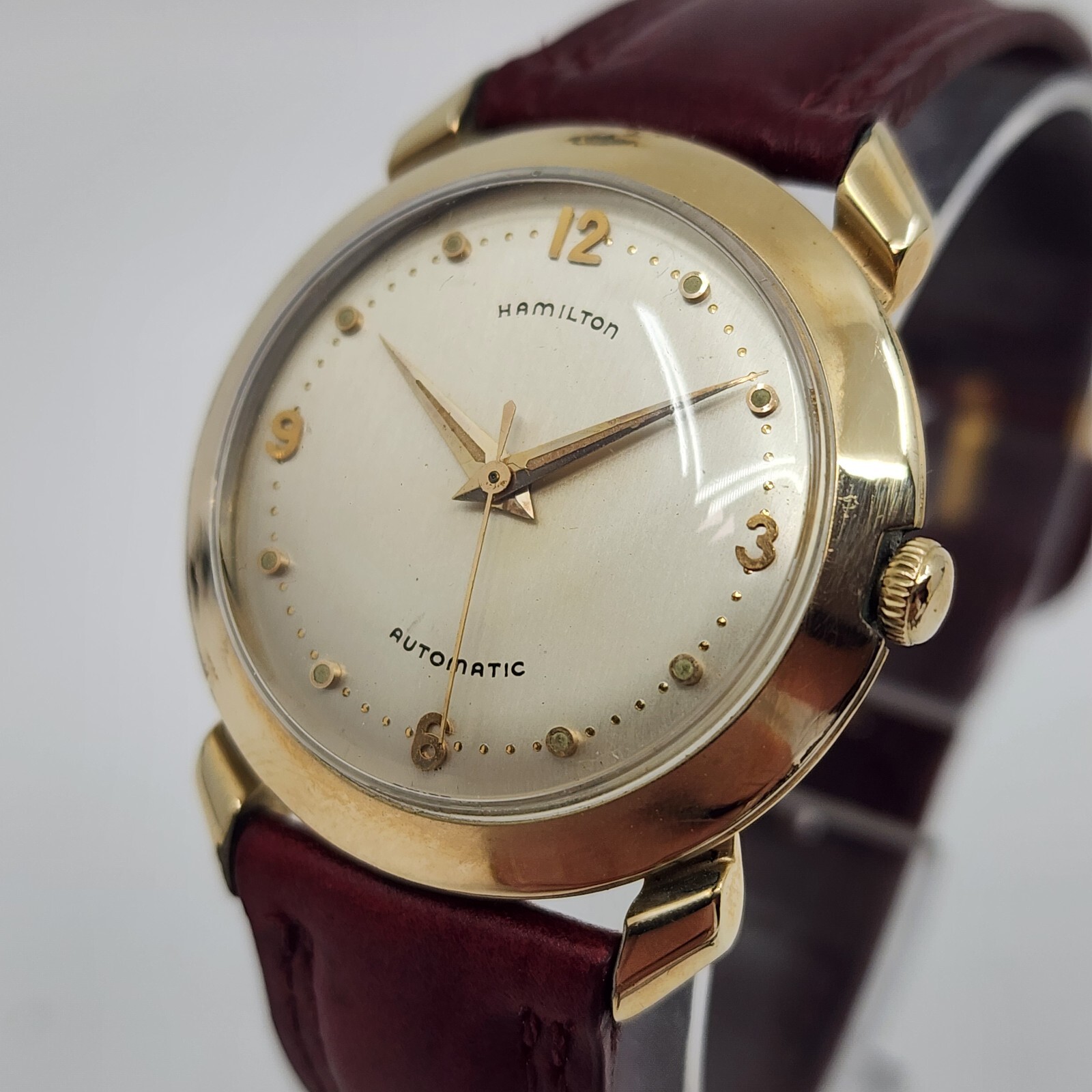 Vintage Hamilton K-455 men’s automatic watch Cal.661 10K Gold Filled 1956-1959