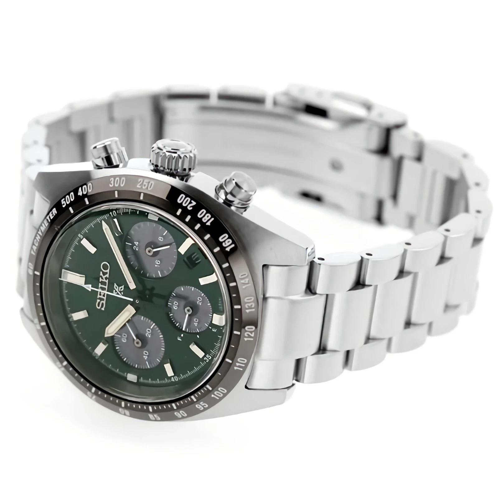 Seiko Prospex Speedtimer SSC933P1 Solar Chronograph Dark Green Dial Men’s Watch
