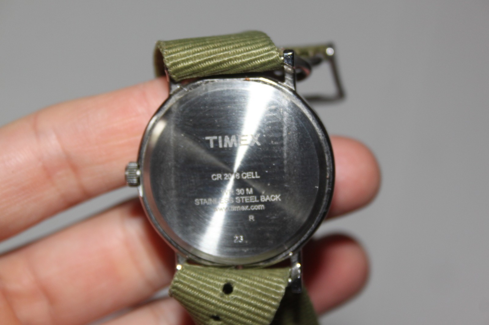 Timex Weekender Olive Fabric Watch