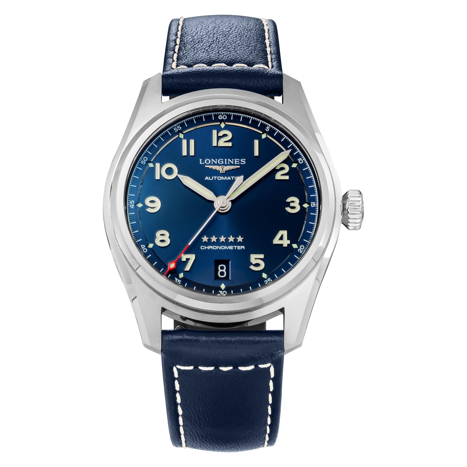 LONGINES Spirit L3.410.4.93.0 Black Stainless Steel Unisex Watch New in Box