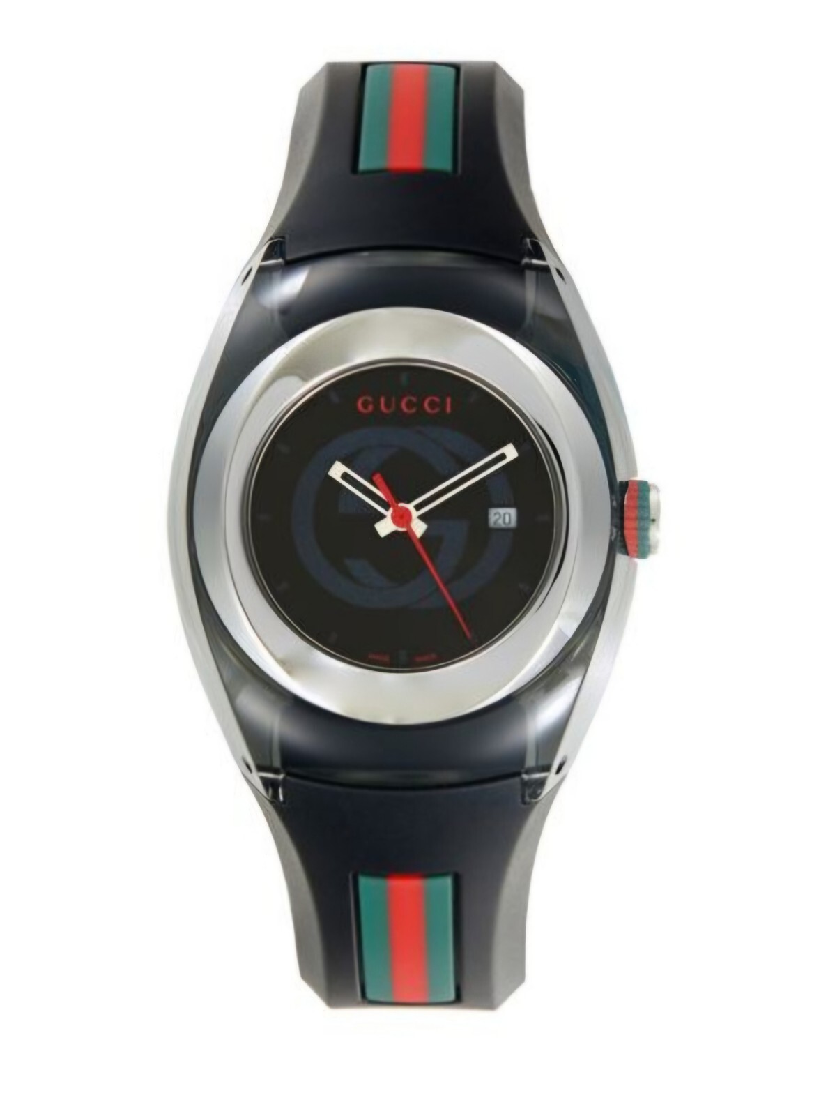 Gucci Sync 36mm Quartz Rubber Band Watch NWT