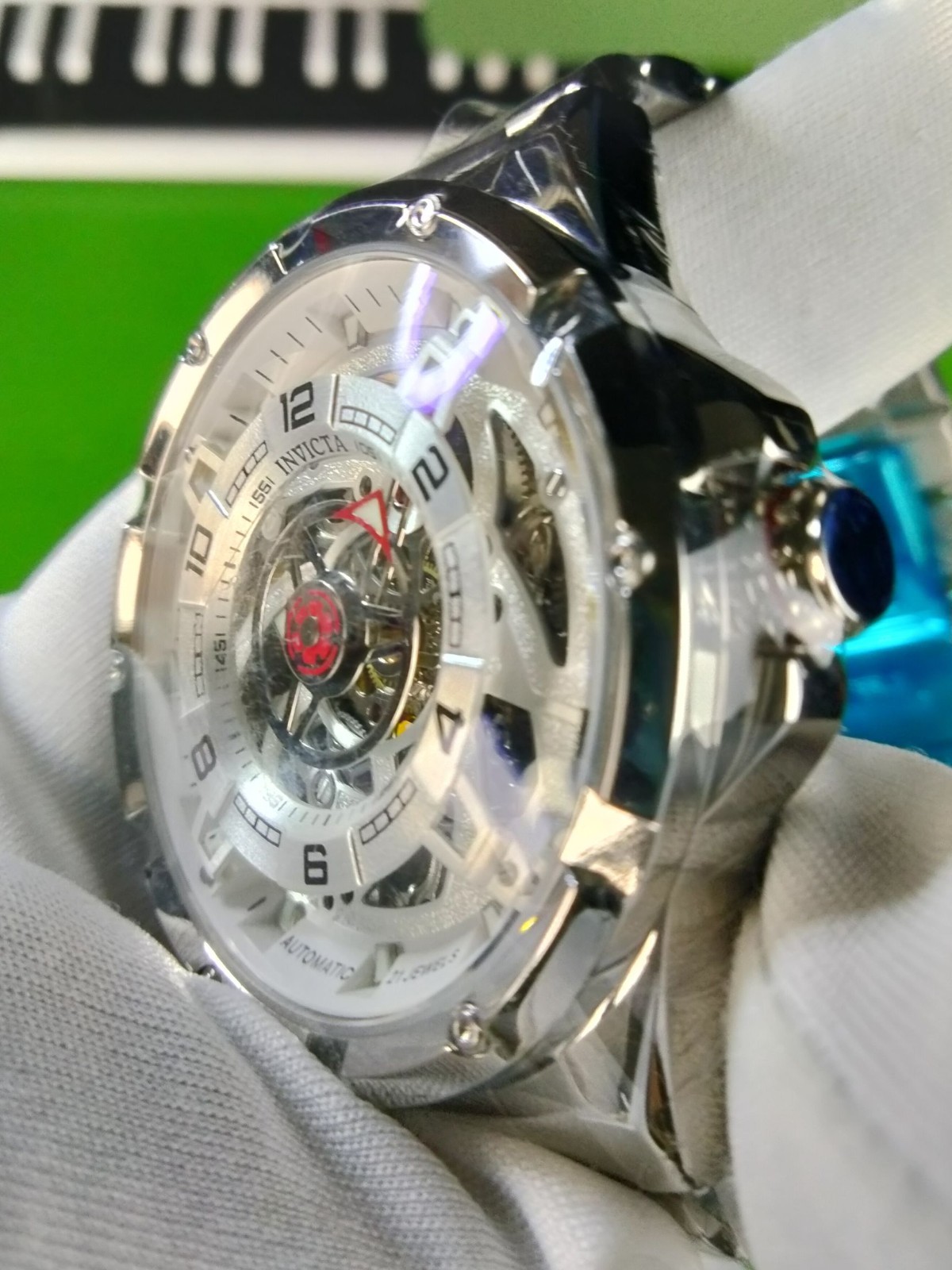 Invicta Racing Inter. Mechanical Automatic Stainless Steel Men’s Watch 21 Jewels